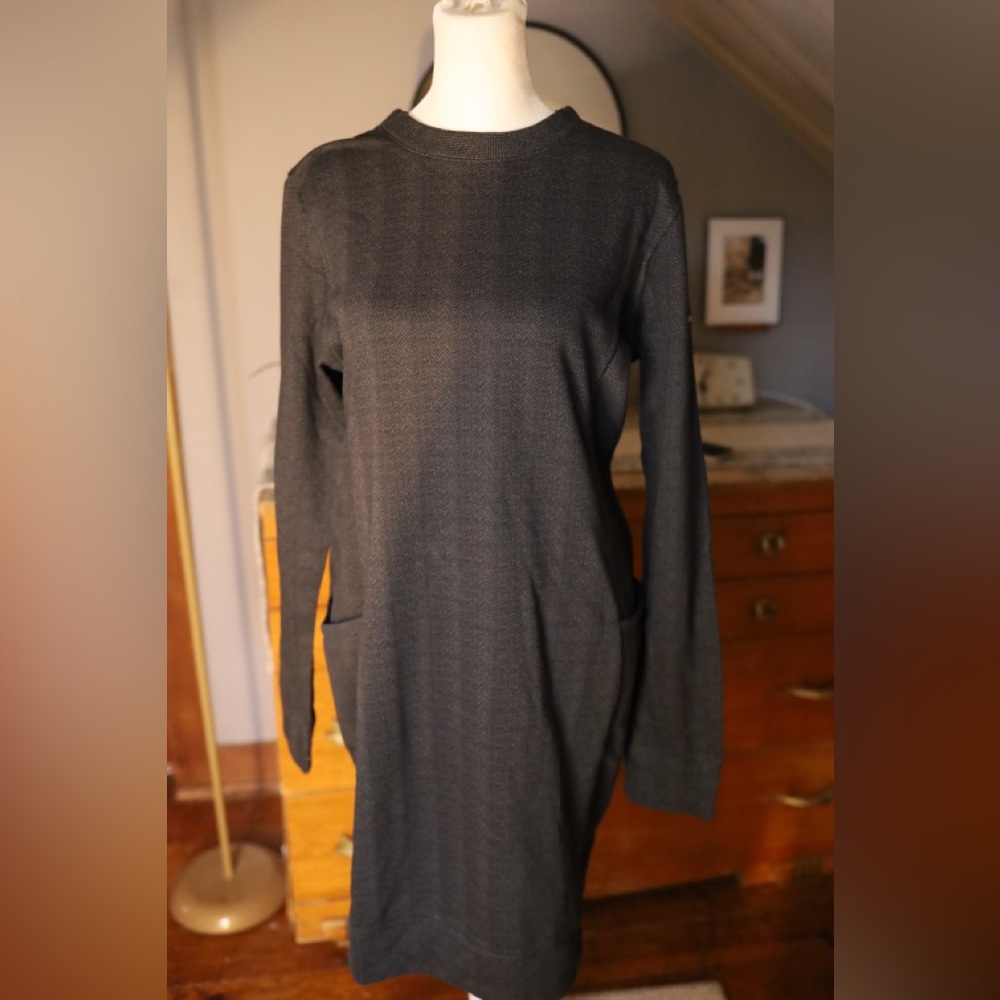 Columbia Charcoal Long Sleeve Lodge Dress